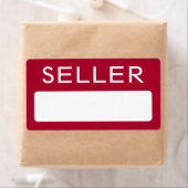 Aufkleber für den Händlernamen für den Messeverkäu (Insitu)