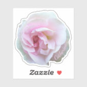 Aufkleber für den Individuelle Name mit hellrosa R (Blatt)