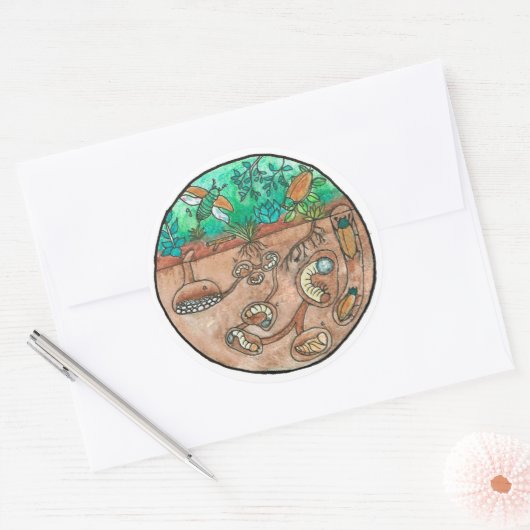 Aufkleber für den Käferlebenszyklus (Umschlag)