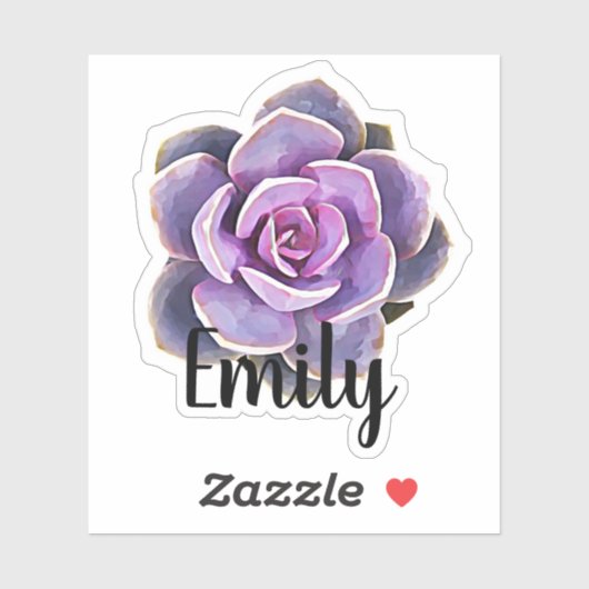 Aufkleber für den Kaktus (Blatt)