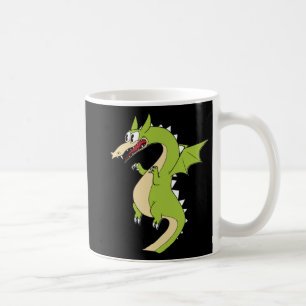 Aufkleber für den Kopfdrachen (grimmiges Streichho Kaffeetasse