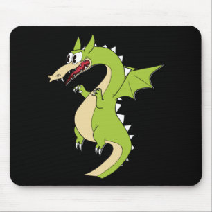Aufkleber für den Kopfdrachen (grimmiges Streichho Mousepad