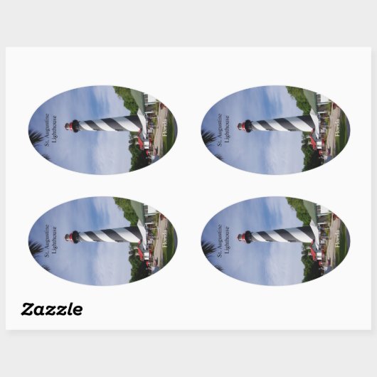 Aufkleber für den Leuchtturm St. Augustine (Blatt)