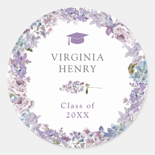 Aufkleber für den lila Blumenstuhl (Vorderseite)