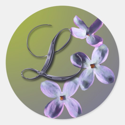 Aufkleber für den Lilac-Umschlag Aufkleber (Vorderseite)