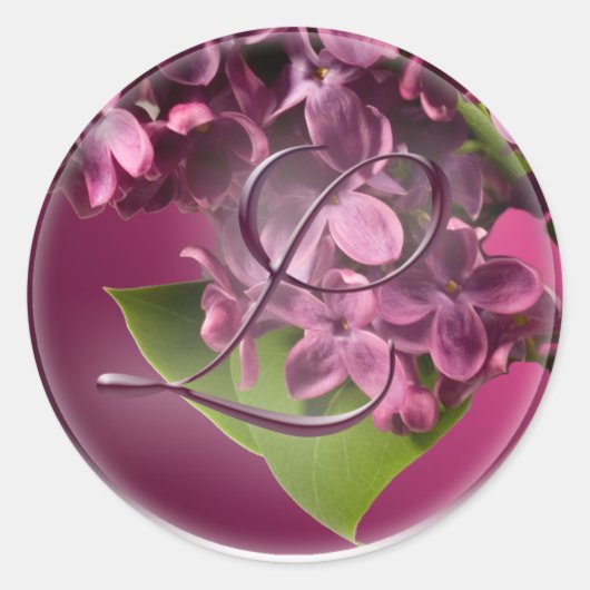 Aufkleber für den Lilac-Umschlag Aufkleber (Vorderseite)