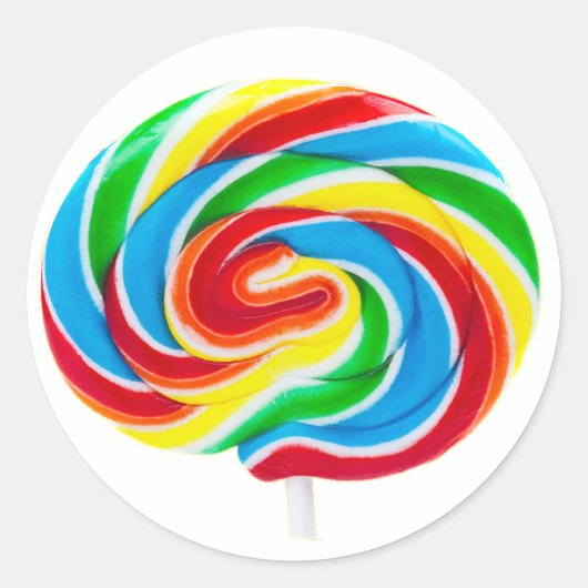 Aufkleber für den Lollipop-Swirl (in 7 Formen) (Vorderseite)