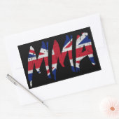 Aufkleber für den MIXED MARTIAL ARTS "Bristish Fla (Umschlag)