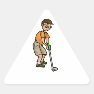 Aufkleber für den Namen männlicher Golfer