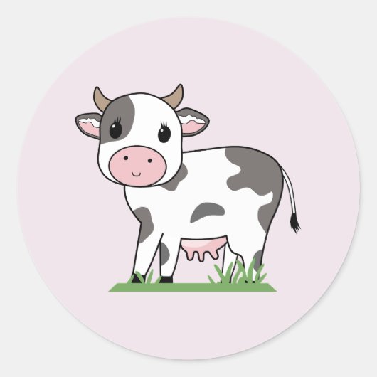 Aufkleber für den niedlichen Cartoon (Vorderseite)