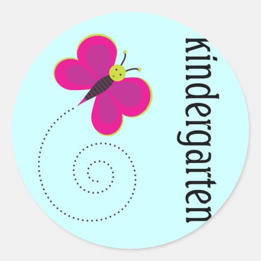 Aufkleber für den niedlichen Kindergarten (Vorderseite)
