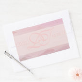 Aufkleber für den orchid-Blush-Rectangle-Umschlag (Umschlag)