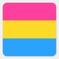 Aufkleber für den Pansexual Prix - gerundet
