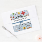 Aufkleber für den Personalisierten Arzt oder Krank (Umschlag)