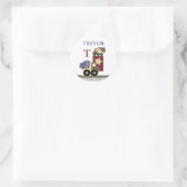 Aufkleber für den personalisierten Baunamen (Tasche)