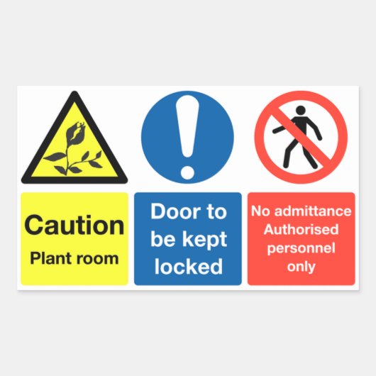 Aufkleber für den Pflanze (Vorderseite)