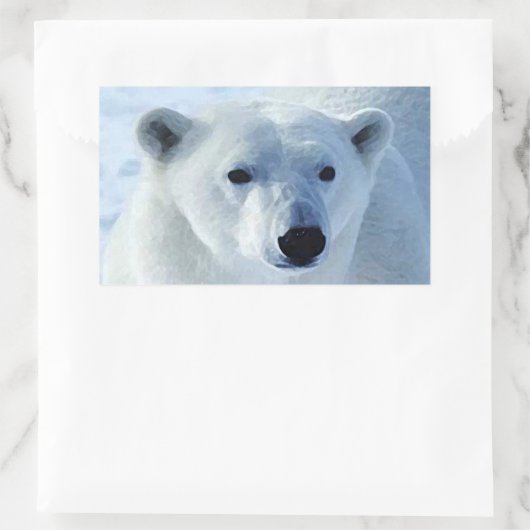 Aufkleber für den Polar-Bär (Tasche)