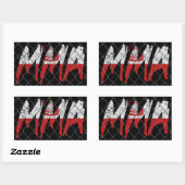 Aufkleber für den polnischen MIXED MARTIAL ARTS (Blatt)