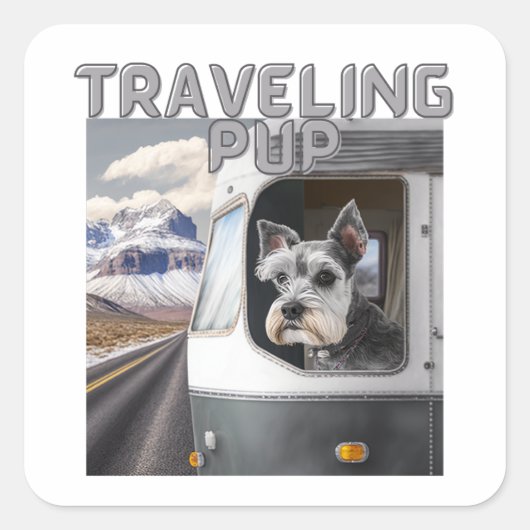 Aufkleber für den Pup Square (Vorderseite)