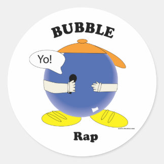 Aufkleber für den Rap in der Blase
