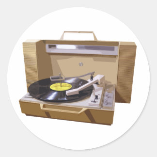 Aufkleber für den Record Player