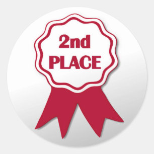 Aufkleber für den Red Ribbon-Preis für Lehrer