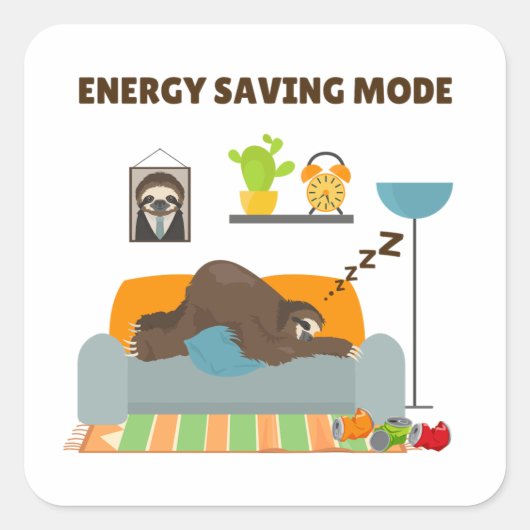 Aufkleber für den Rett der Energie (Vorderseite)