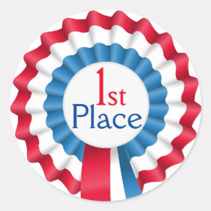 Aufkleber für den Rosette-Ribbon-Preis für Lehrer