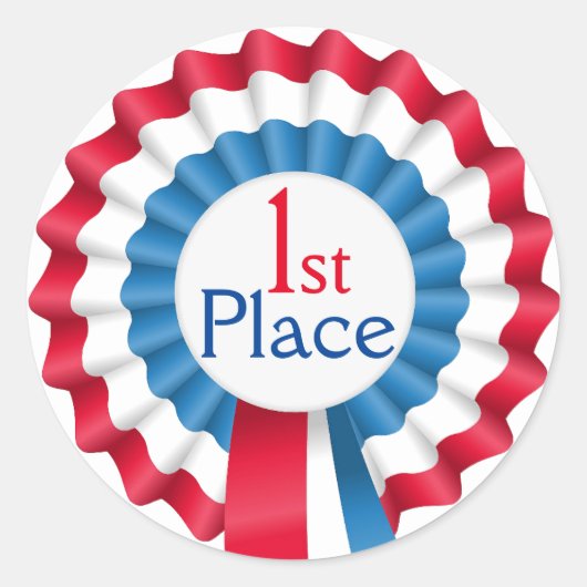 Aufkleber für den Rosette-Ribbon-Preis für Lehrer (Vorderseite)