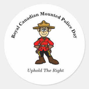 Aufkleber für den Royal Canadian Mountain Police 