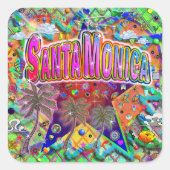 Aufkleber für den Santa Monica Risikofaktor (Vorderseite)