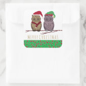 Aufkleber für den Santa Owl und den Elf Owl Square (Tasche)