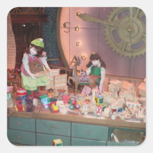 Aufkleber für den Santa-Workshop