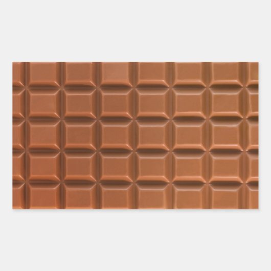 Aufkleber für den Schokoladenhintergrund (Vorderseite)