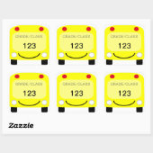 Aufkleber für den Schulbus (Blatt)