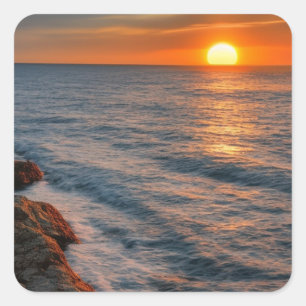 Aufkleber für den Sonnenuntergang