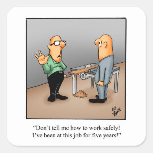 Aufkleber für den Spaß "Funny Health Safety"