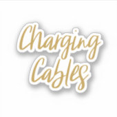 Aufkleber für den Speicher von Kabeln (Vorderseite)