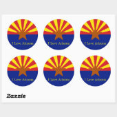 Aufkleber für den Staat Arizona (Blatt)