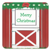 Aufkleber für den Urlaub an der roten Barenttür