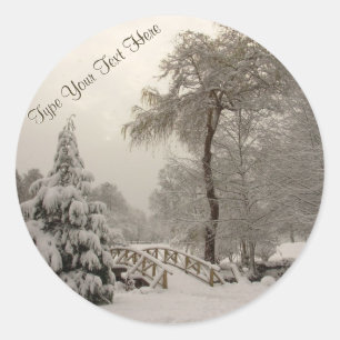 Aufkleber für den Urlaub Custom Winter Bricker