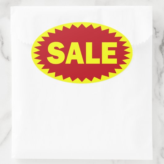 Aufkleber für den Verkauf (Tasche)