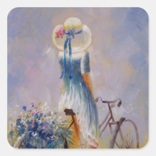 Aufkleber für den Vintagen Fahrradplatz