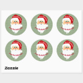 Aufkleber für den Weihnachtsklaus (Blatt)