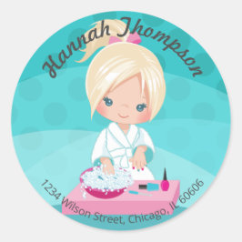 Aufkleber für den Wellness-Center