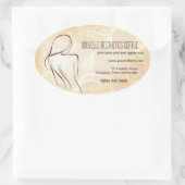 Aufkleber für den Wellness-Center "verführerische (Tasche)