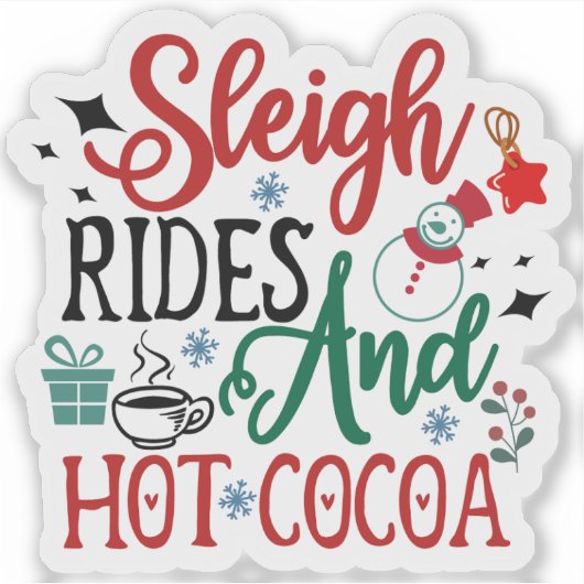 Aufkleber für den Winter Spaß (Vorderseite)