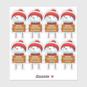 Aufkleber für den Winterurlaub