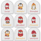 Aufkleber für den Winterurlaub (Vorderseite)