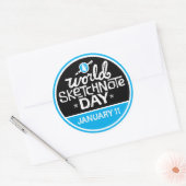 Aufkleber für den World Sketchnote Day (Umschlag)